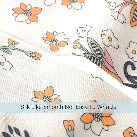 Long Head Wraps Bands Silk Chiffon 3PCS Non Slip Stylish Hair Accessories main image 7